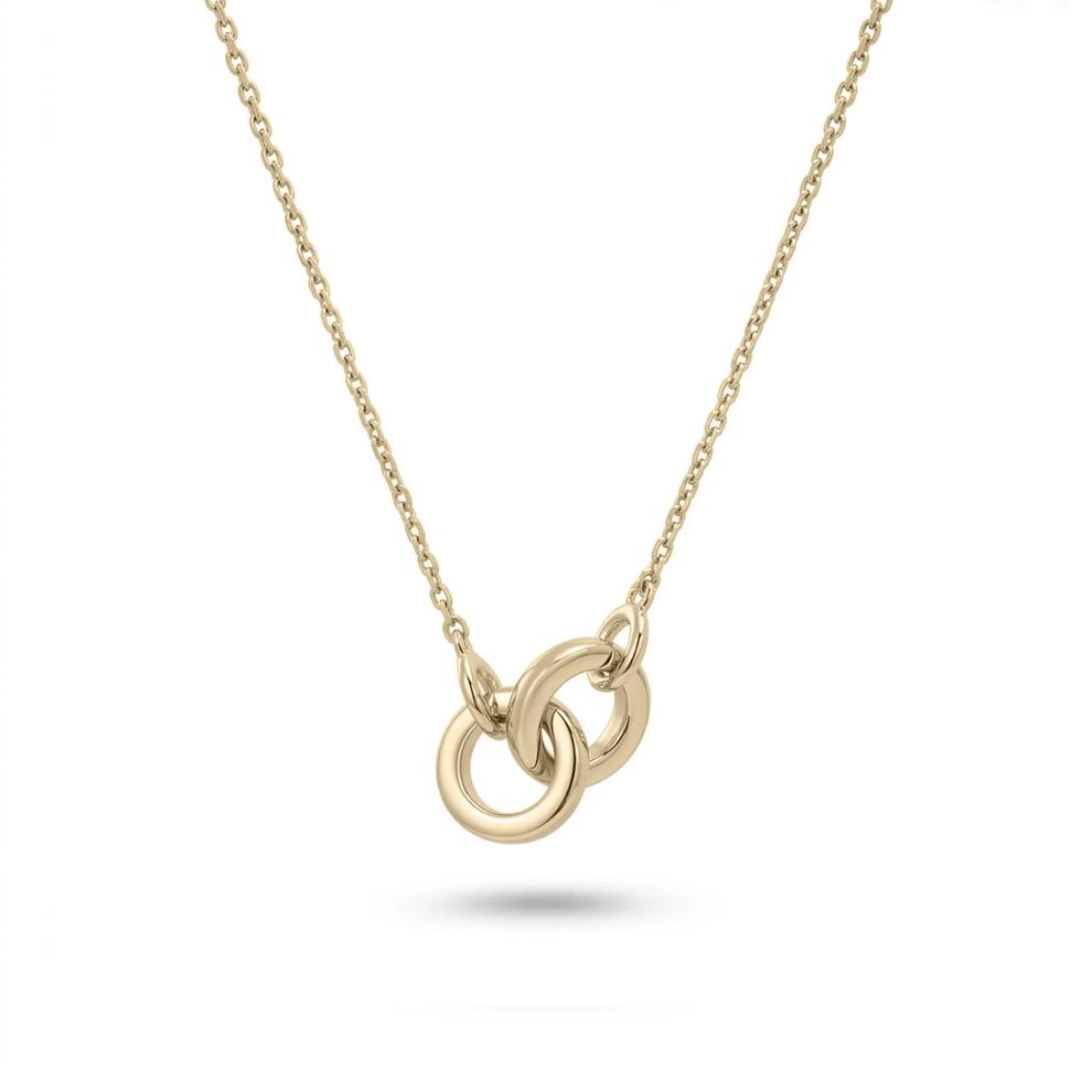 Linked Circle Necklace in Vermeil – Image 1 of 4