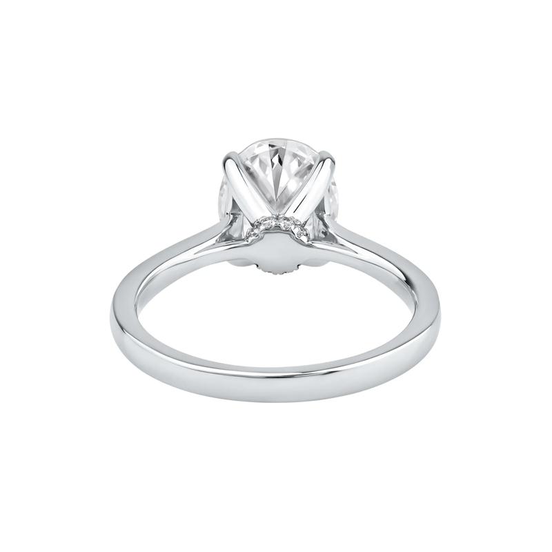 Lab Grown Diamond Solitaire Engagement Ring in Platinum &#40;2 ct. tw.&#41; – Image 5 of 5