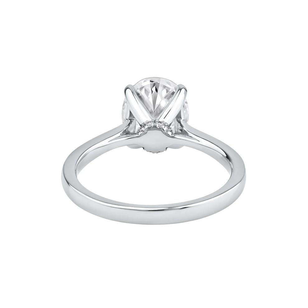 Lab Grown Diamond Solitaire Engagement Ring in Platinum (2 ct. tw.) – Image 5 of 5