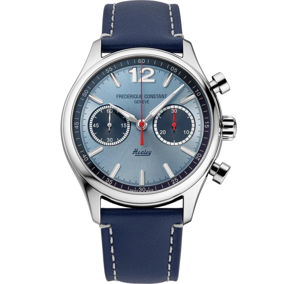 Men's Classics Vintage Rally Healey Chronograph Watch in Blue Leather – Image 1 of 4