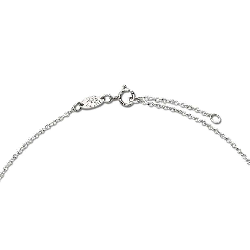 Lab Grown Diamond Accent Initial D Pendant in Sterling Silver &amp; 10K Rose Gold – Image 2 of 5