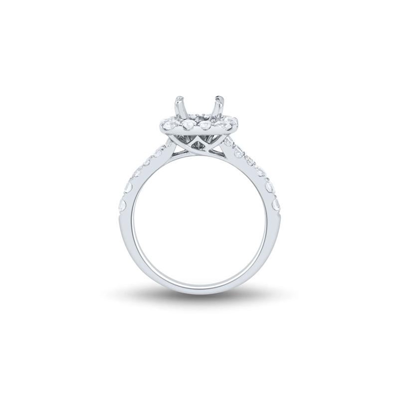 Lab Grown Diamond Semi-Mount Ring in 14K White Gold &#40;1 ct. tw.&#41; – Image 5 of 6