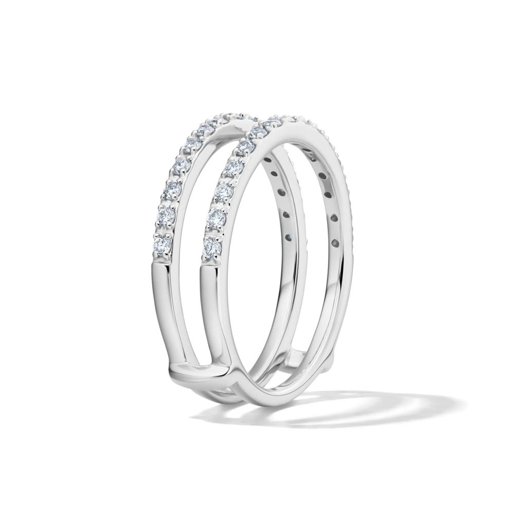 Lab Grown Diamond Straight Insert in 14K White Gold (1/3 ct. tw.) – Image 3 of 4