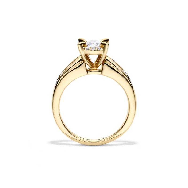 1 ct. tw. Diamond Engagement Ring in 14K Yellow Gold – Image 2 of 4