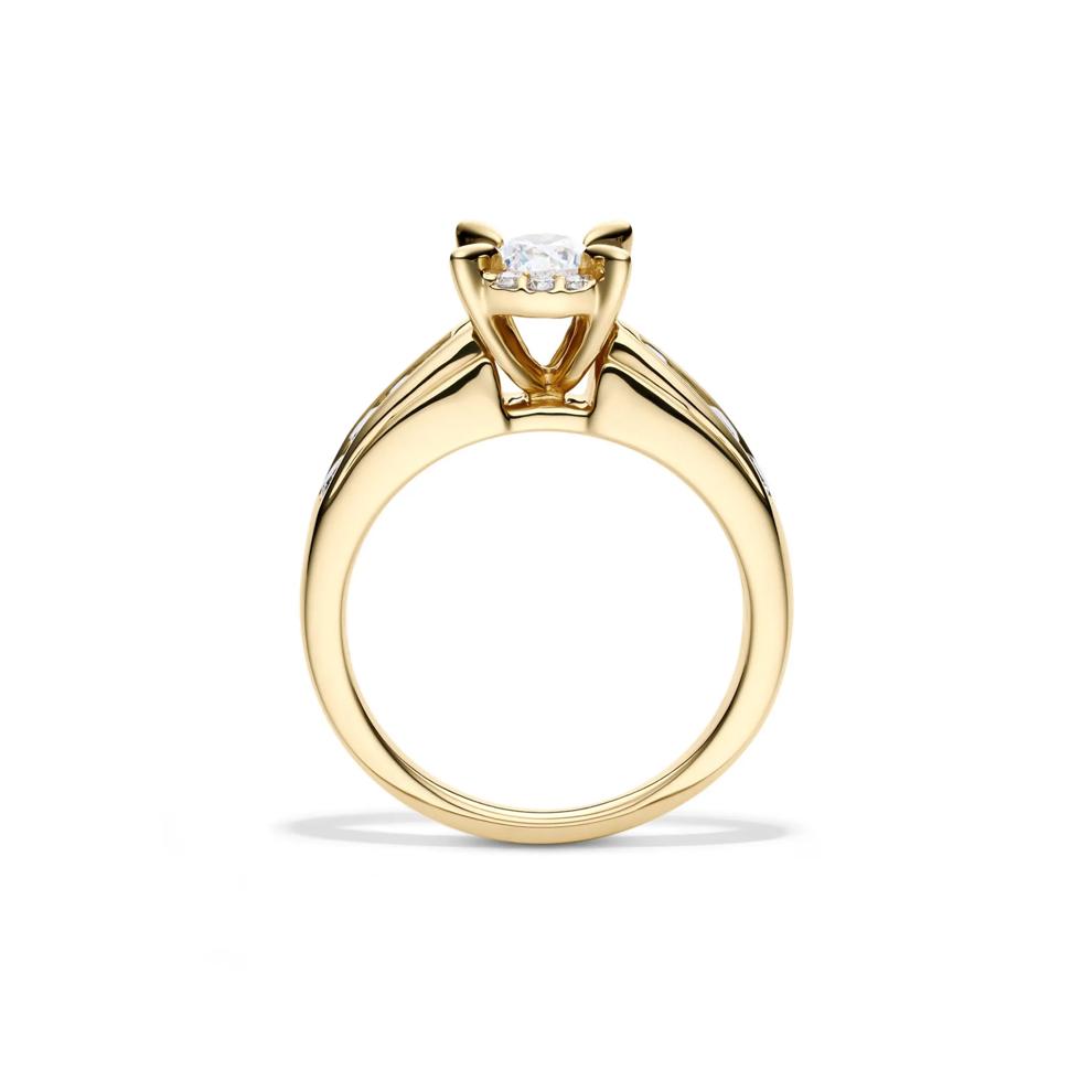 1 ct. tw. Diamond Engagement Ring in 14K Yellow Gold – Image 2 of 4
