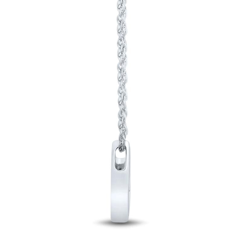 Lab Grown Diamond Open Drop Pendant in 10K White Gold &#40;1/4 ct. tw.&#41; – Image 2 of 3