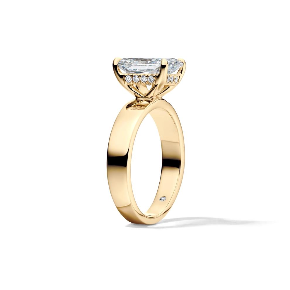 Collins Radiant-Cut Engagement Ring in 14K Yellow Gold (2 5/8 ct. tw.) – Image 3 of 5