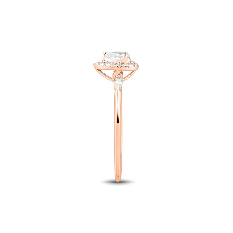 Lab Grown Diamond Ring in 10K Rose Gold (1/3 ct. tw.) – Image 3 of 3