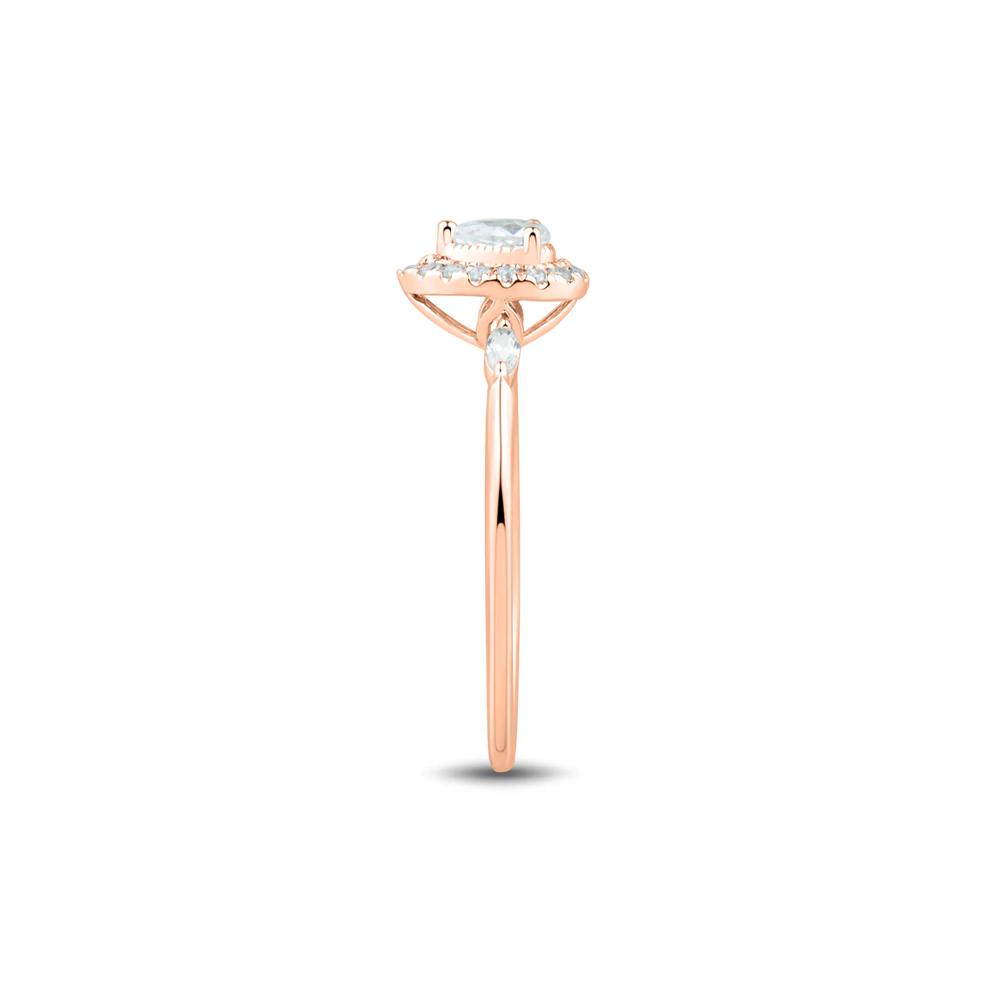Lab Grown Diamond Ring in 10K Rose Gold (1/3 ct. tw.) – Image 3 of 3