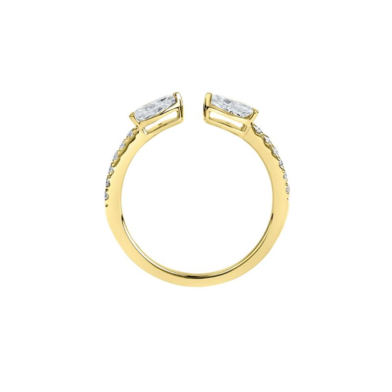 Suki Lab Grown Diamond Open Wedding Band in 14K Yellow Gold &#40;5/8 ct. tw.&#41;  – Image 2 of 5