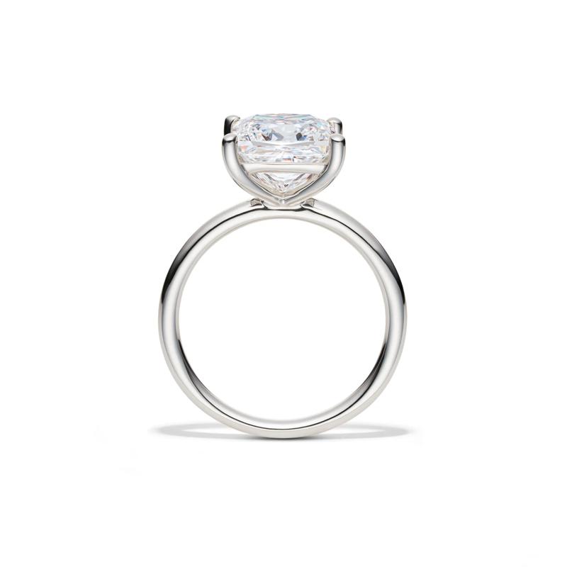 Lab Grown Diamond Princess-Cut Solitaire Engagement Ring in 14K White Gold &#40;4 ct.&#41; – Image 2 of 3