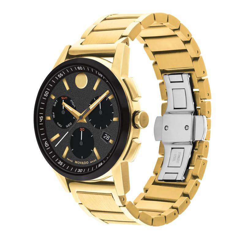 Men&rsquo;s Museum Sport Watch in Gold-Tone PVD-Plated Stainless Steel – Image 2 of 3