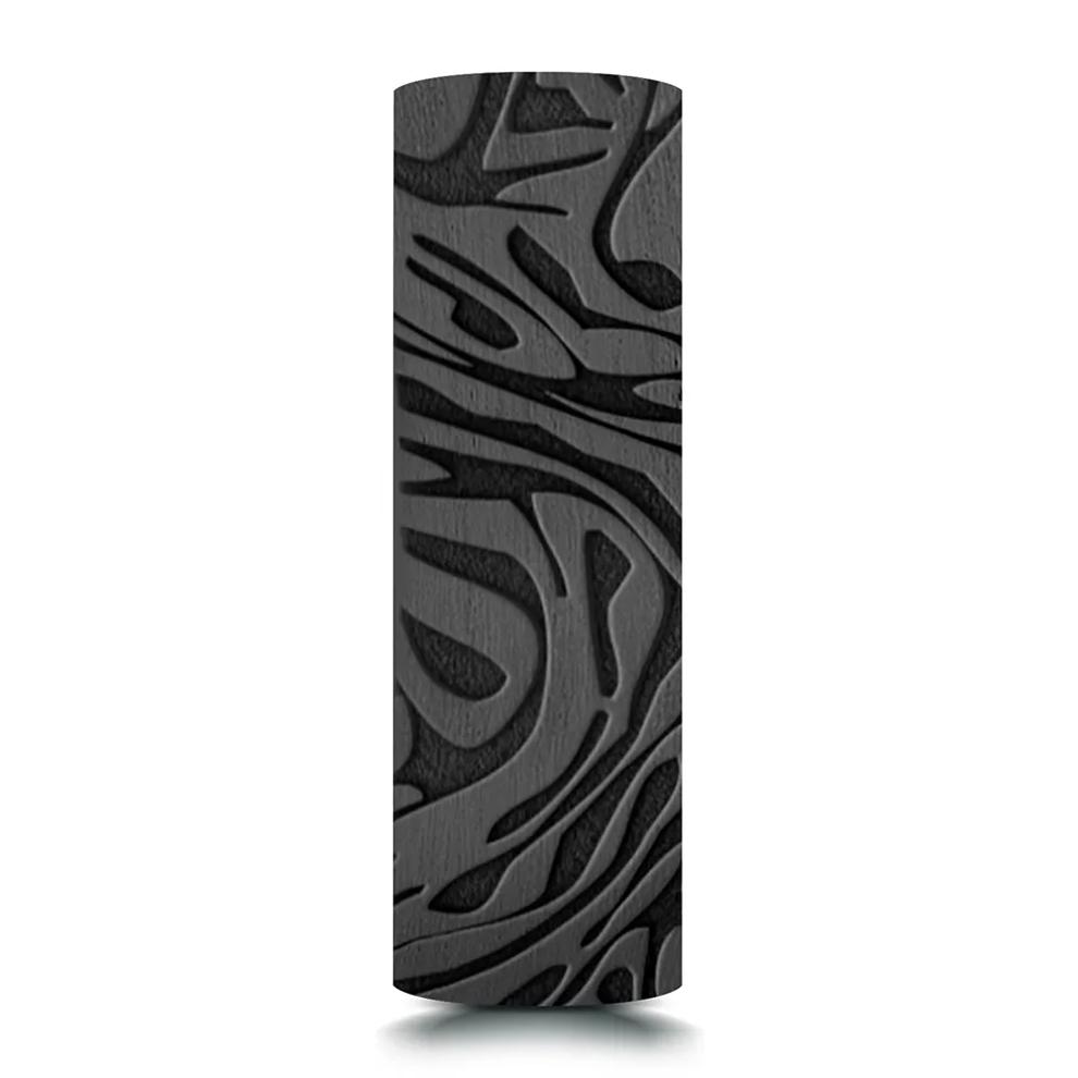 Men's Mokume Pattern Band in Black Titanium, 6.5MM – Image 3 of 3