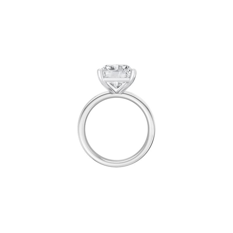 Lab Grown Diamond Radiant-Cut Solitaire Ring in Platinum &#40;6 ct.&#41; – Image 2 of 4