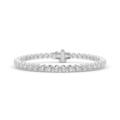 Lab Grown Diamond Tennis Bracelet in 14K White Gold (7 1/3 ct. tw.)