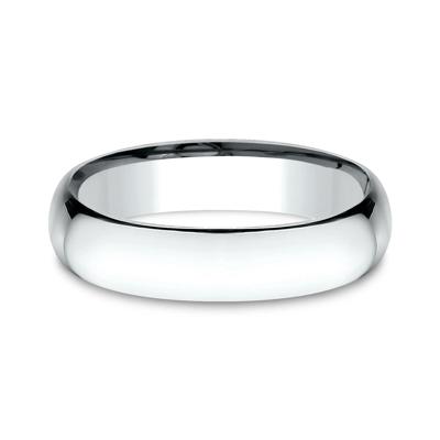 Wedding Band in 14K White Gold, 5MM