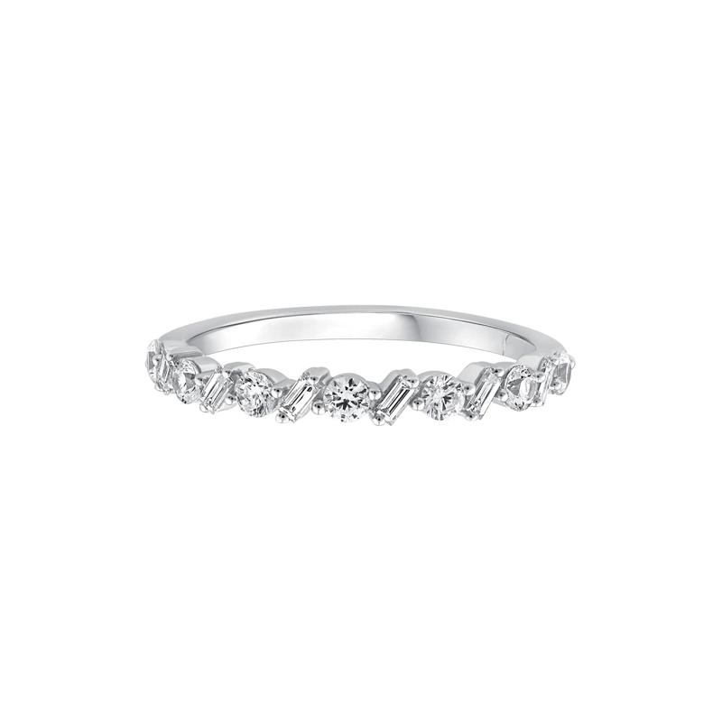 Lab Grown Diamond Band in 10K White Gold &#40;1/2 ct. tw.&#41; – Image 1 of 3