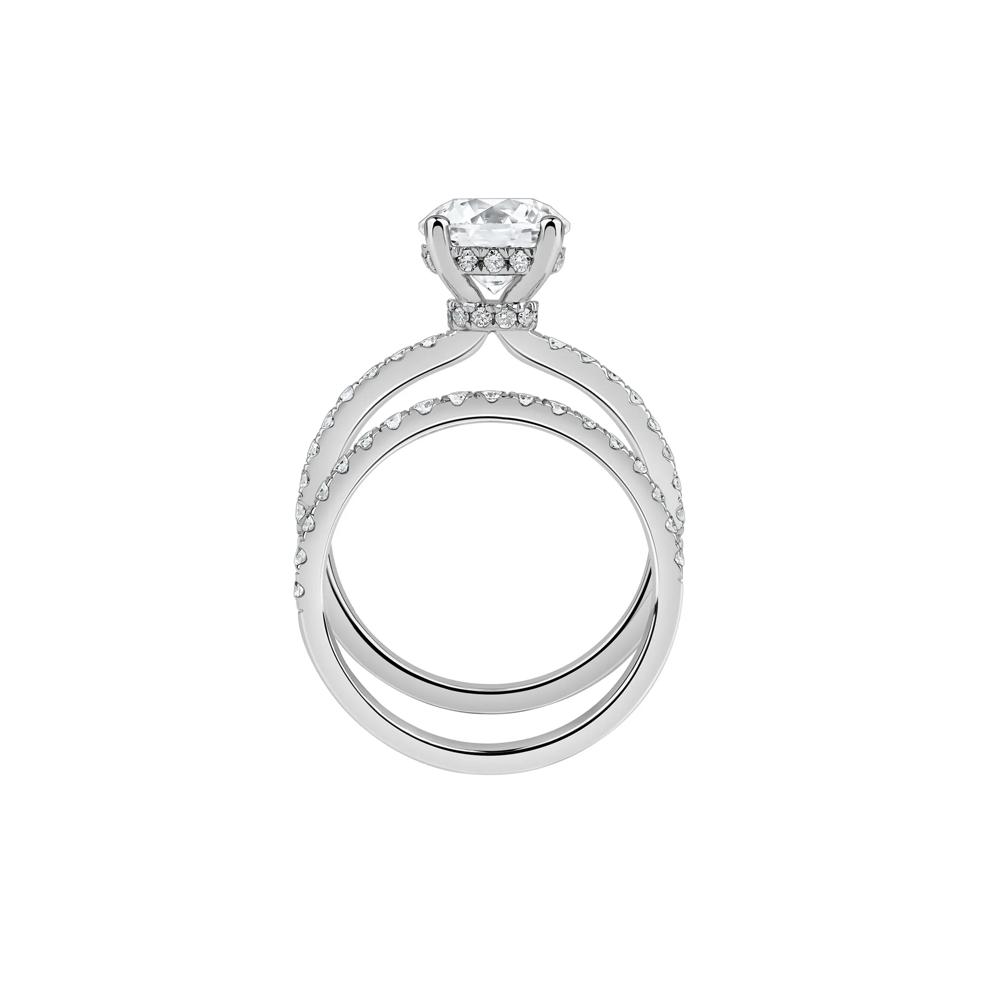 Charlotte Lab Grown Diamond Engagement Ring in 14K White Gold (2 3/4 ct. tw.) – Image 2 of 5