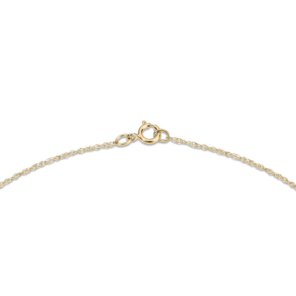 Diamond Accent Heart Pendant in 10K Yellow Gold – Image 2 of 4