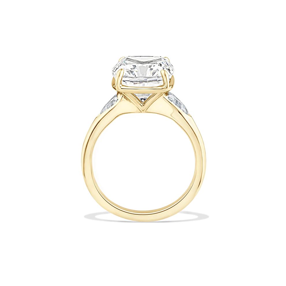 Lab Grown Diamond Engagement Ring in 14K Yellow Gold (6 1/2 ct. tw.) – Image 2 of 4