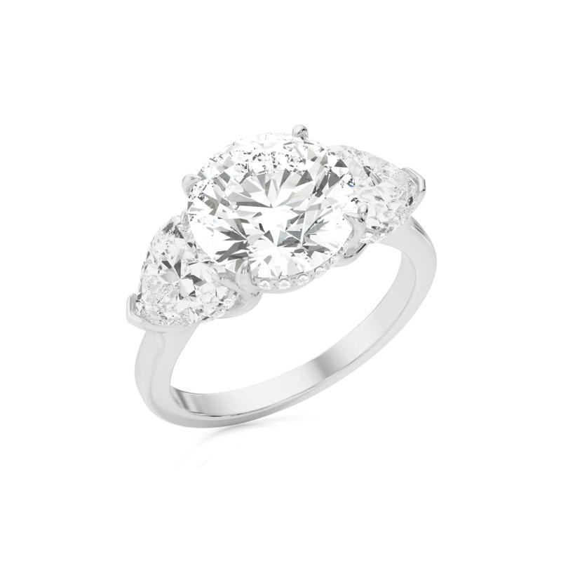 Lab Grown Diamond Engagement Ring in Platinum &#40;5 ct. tw.&#41; – Image 5 of 5