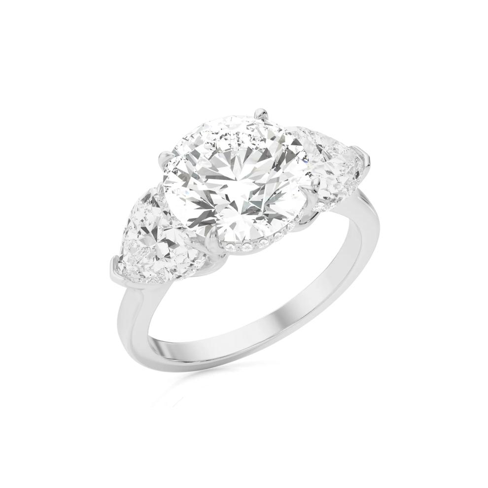 Lab Grown Diamond Engagement Ring in Platinum (5 ct. tw.) – Image 5 of 5