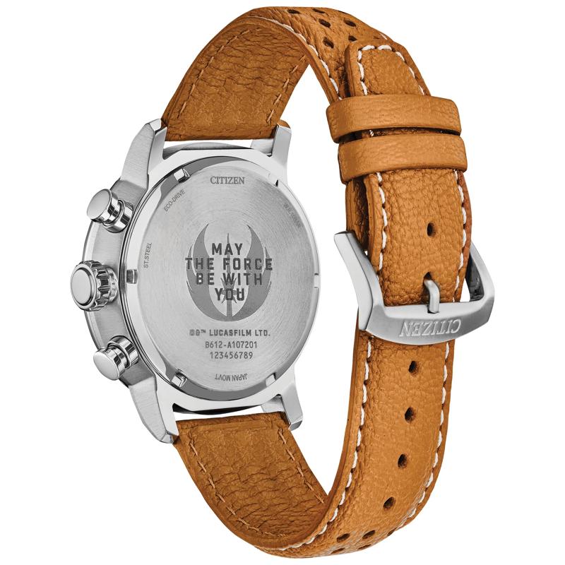 Men&#39;s Star Wars Rebel Pilot Watch in Brown Leather and Stainless Steel, 44MM – Image 3 of 4