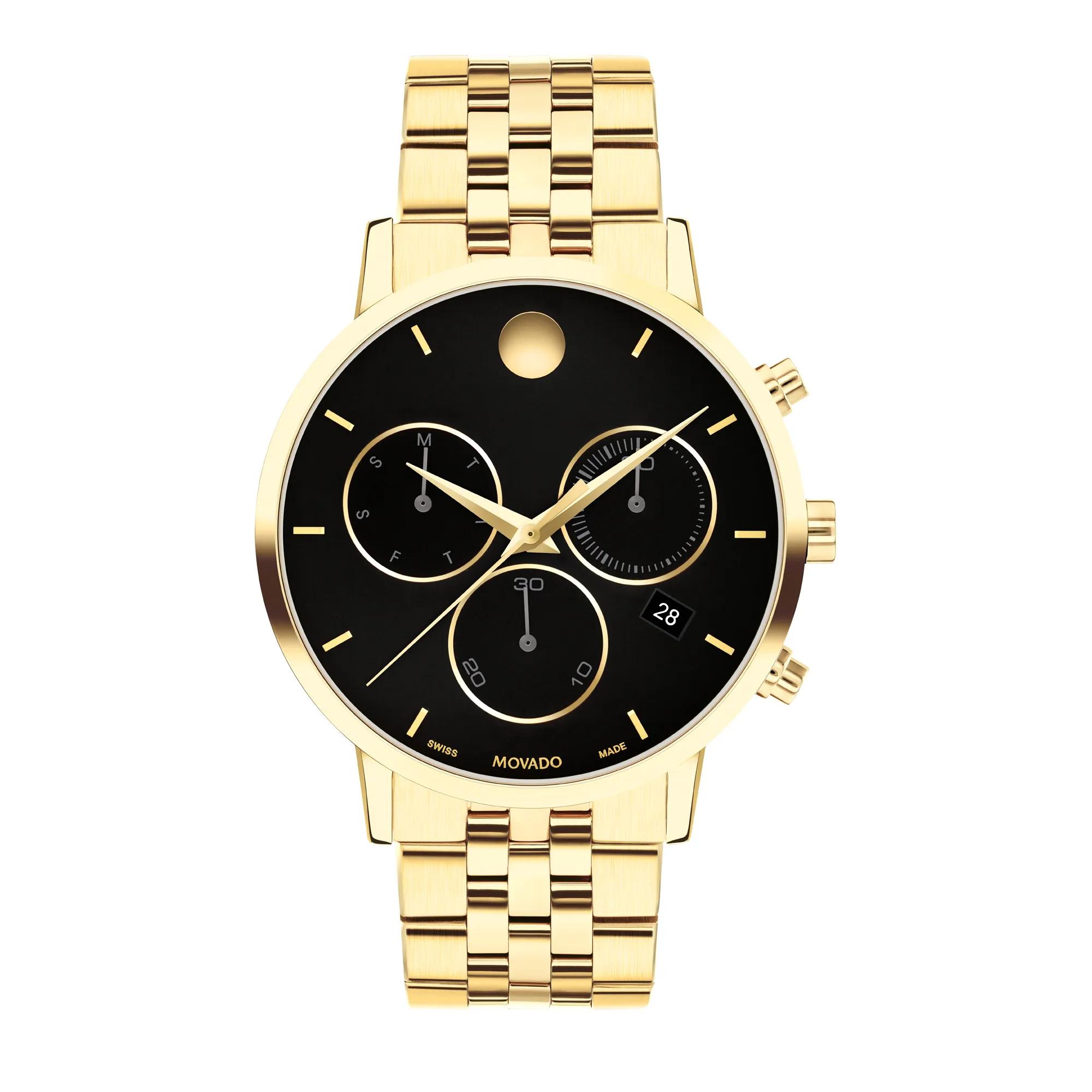 Movado Museum Classic Chronograph Bracelet Watch - Black