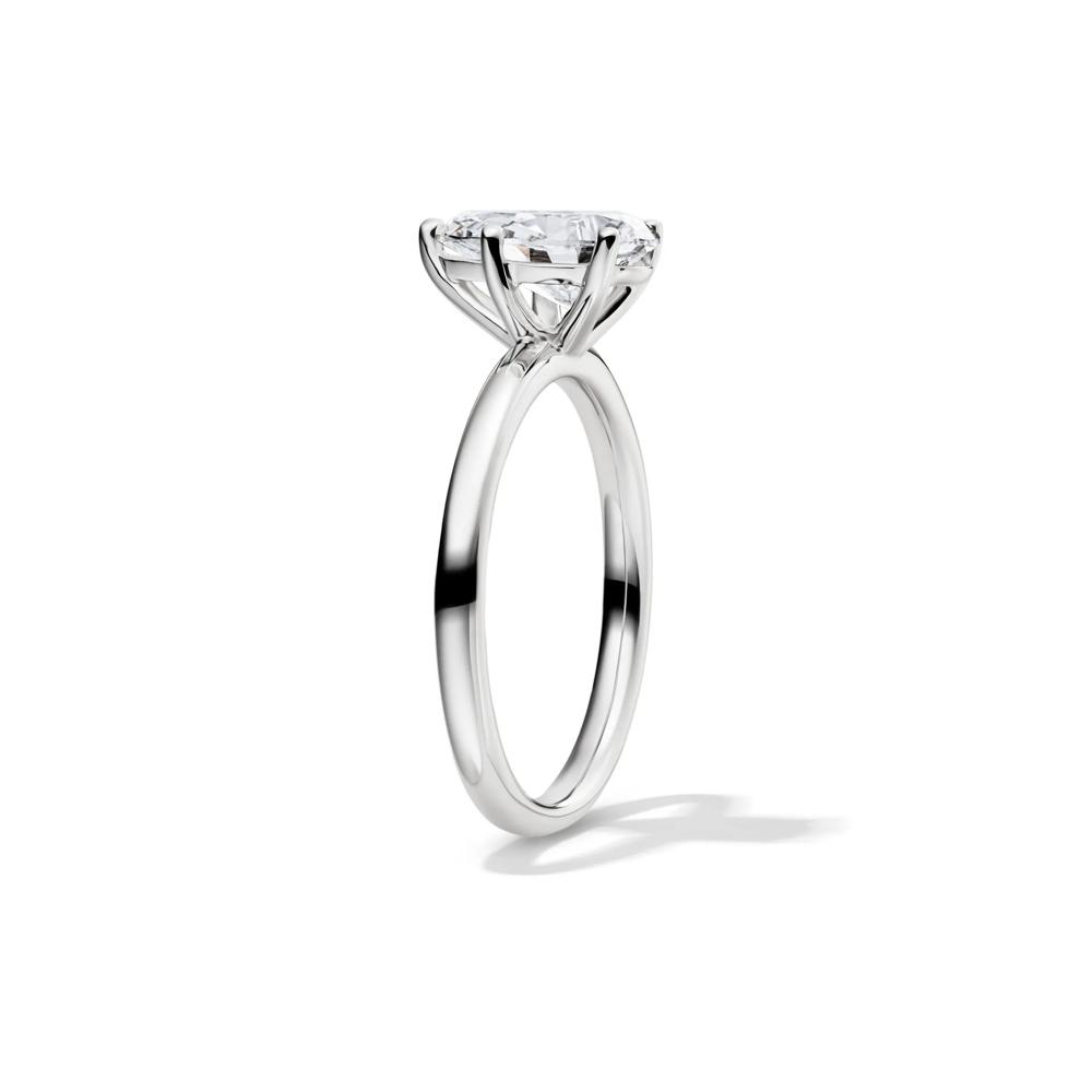 Lab Grown Diamond Pear-Shaped Solitaire Engagement Ring in Platinum (1 1/2 ct.) – Image 3 of 4