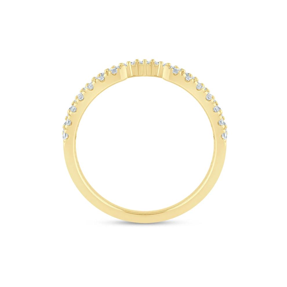 Lab Grown Diamond Open Band in 14K Yellow Gold (1/2 ct. tw) – Image 2 of 3