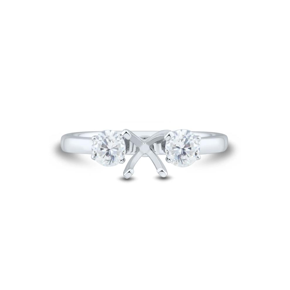 5/8 ct. tw. Diamond Semi-Mount Engagement Ring – Image 2 of 6