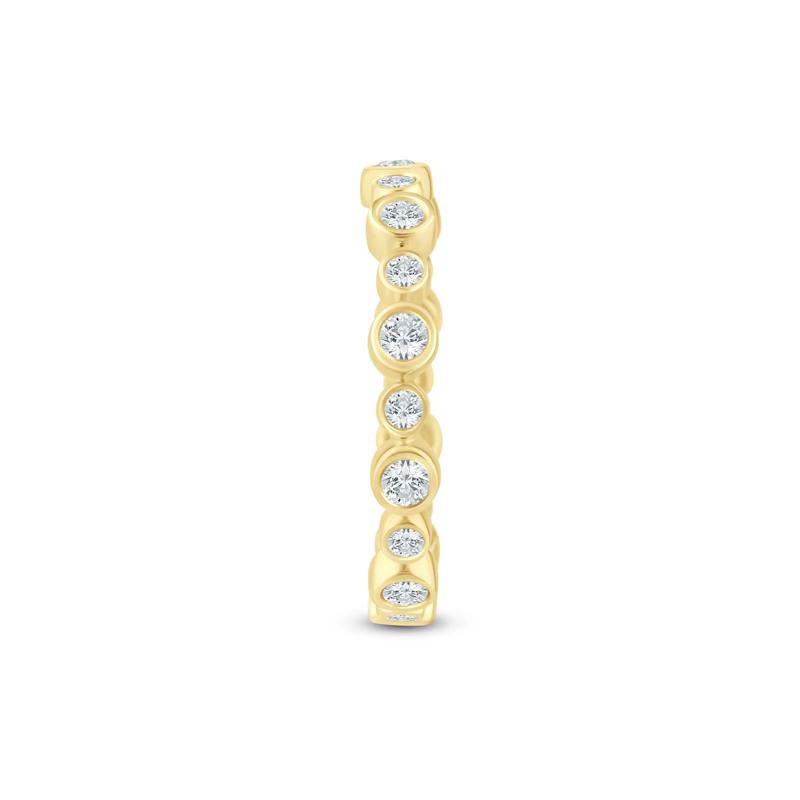 Lab Grown Diamond Bezel Open Band in 14K Yellow Gold &#40;1/2 ct. tw.&#41; – Image 3 of 3