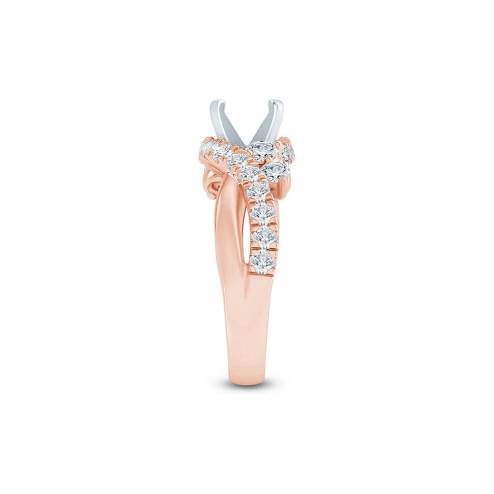 Lab Grown Diamond Semi-Mount in 14K Rose Gold (1 ct. tw.) (Setting Only) – Image 6 of 6