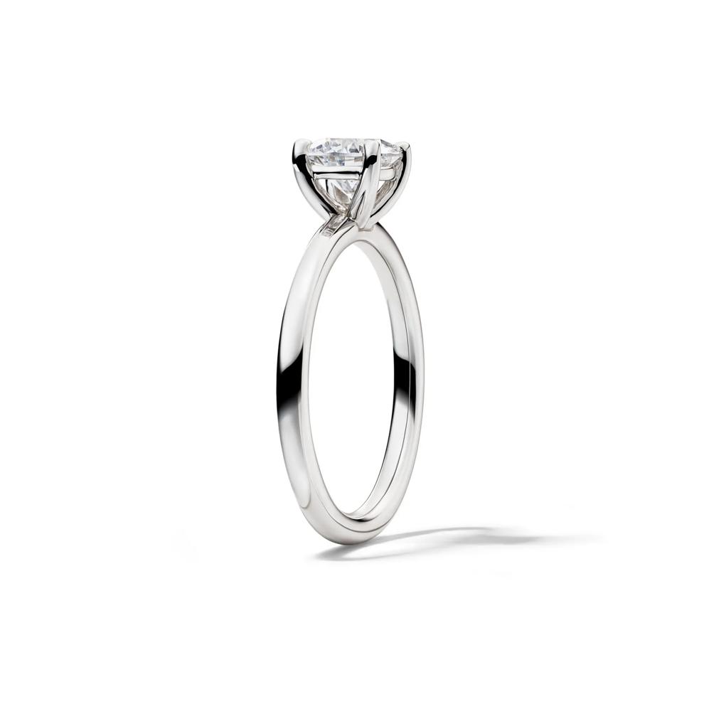 Lab Grown Diamond Solitaire Round Engagement Ring in Platinum (1 ct.) – Image 3 of 4