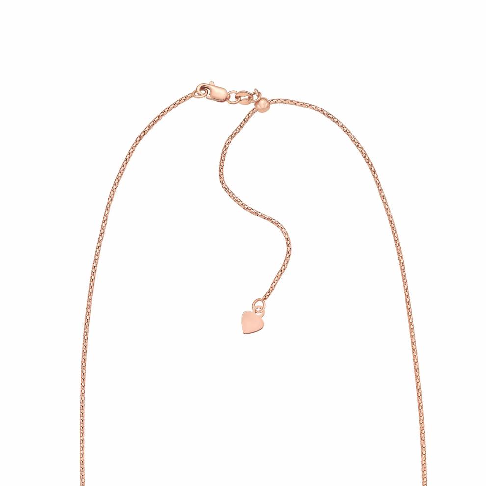 Adjustable Popcorn Chain in 10K Rose Gold, 1.15mm, 22" – Image 3 of 3