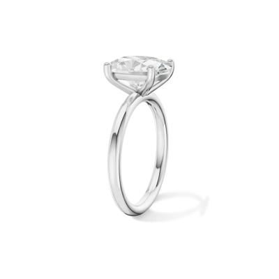 Lab Grown Diamond Elongated Cushion-Cut Engagement Ring in Platinum (4 ct. tw.)