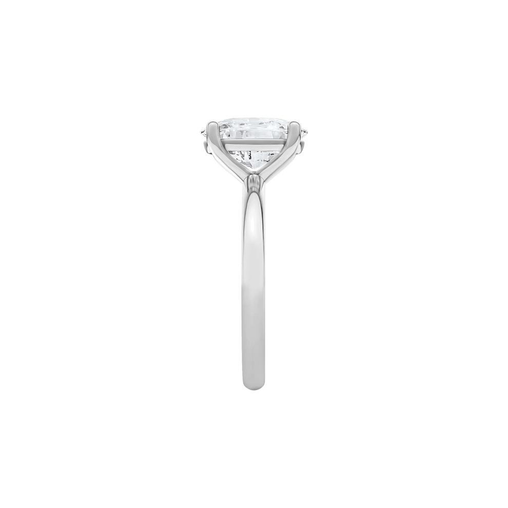 Lab Grown Diamond Elongated Cushion-Cut Engagement Ring in Platinum (4 ct. tw.) – Image 3 of 5