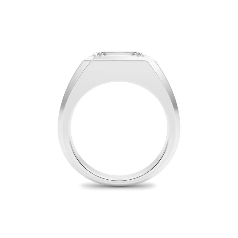 Lab Grown Emerald-Cut Diamond Ring in 14K White Gold &#40;3 ct. tw.&#41; – Image 2 of 5