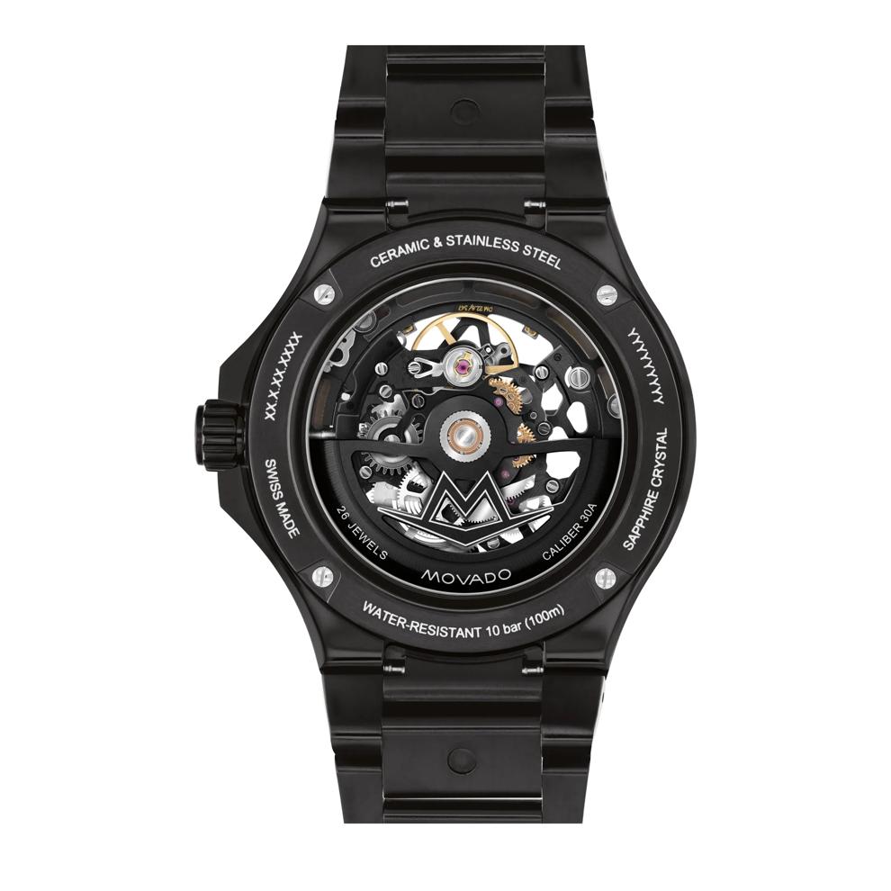 Men's Alta SE Skeleton Watch in Black PVD-Finished Stainless Steel – Image 3 of 3