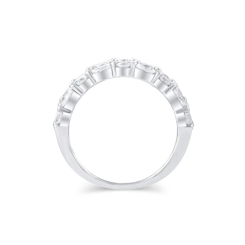 Multi-Shape Three-Row Lab Grown Diamond Band – Image 3 of 3