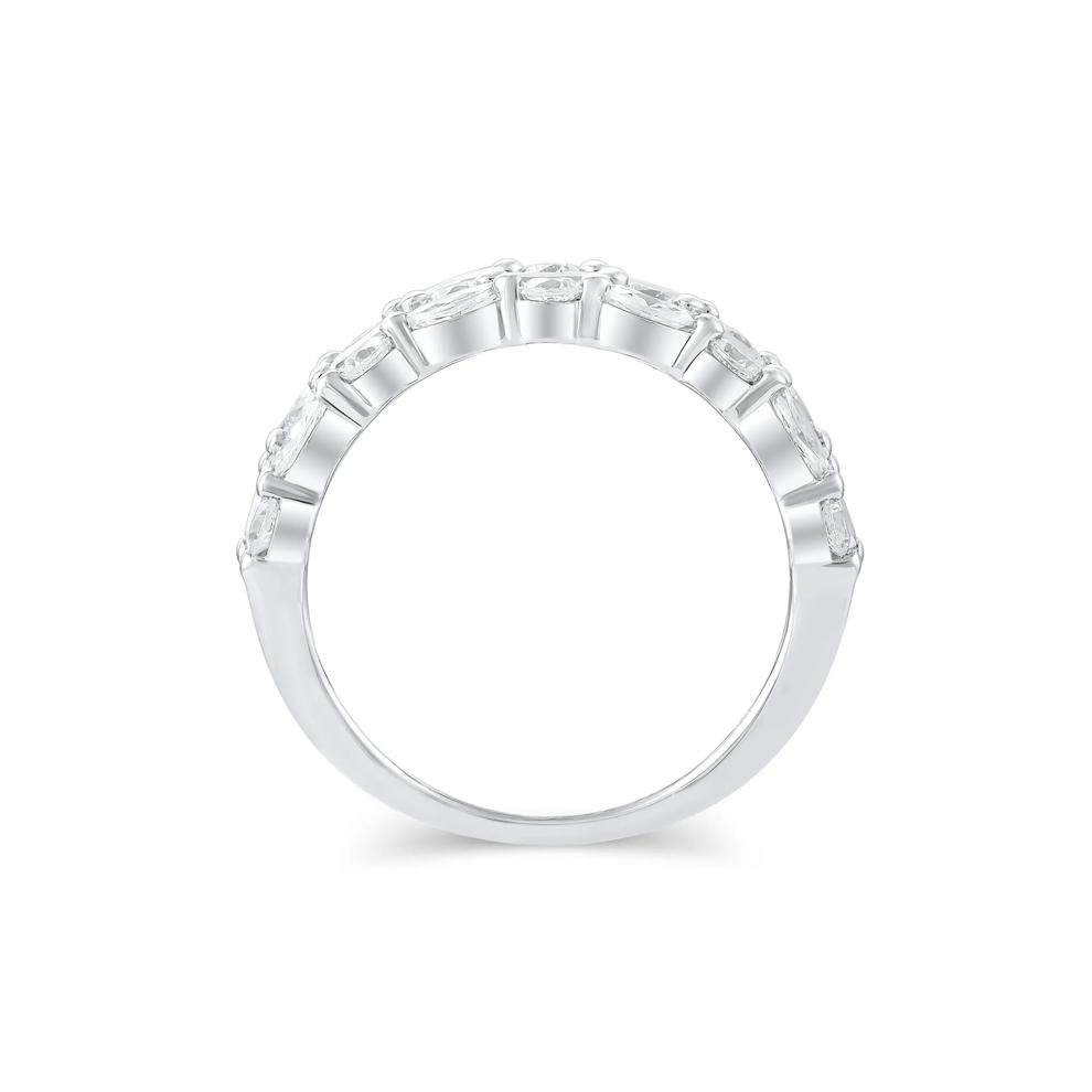 Multi-Shape Three-Row Lab Grown Diamond Band – Image 3 of 3