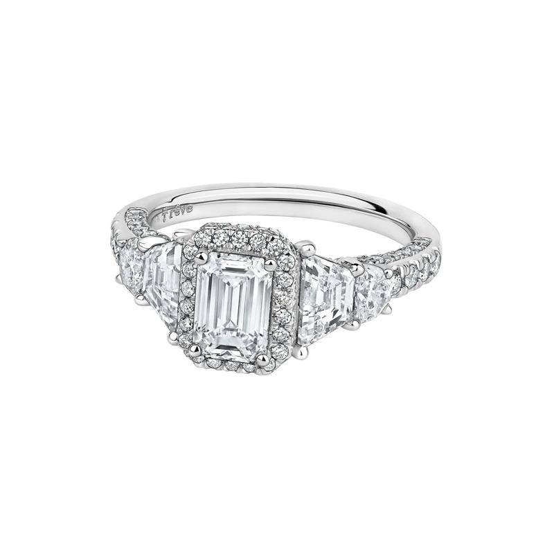 Hailey Lab Grown Diamond Engagement Ring in 14K White Gold &#40;3 ct. tw.&#41; – Image 4 of 5