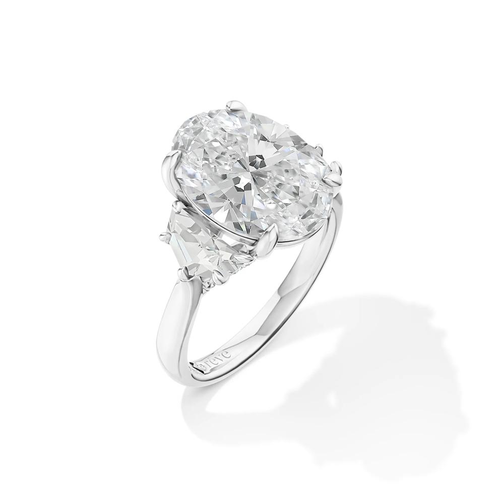 Penelope Lab Grown Diamond Engagement Ring in 14K White Gold (5 7/8 ct. tw.)  – Image 4 of 4