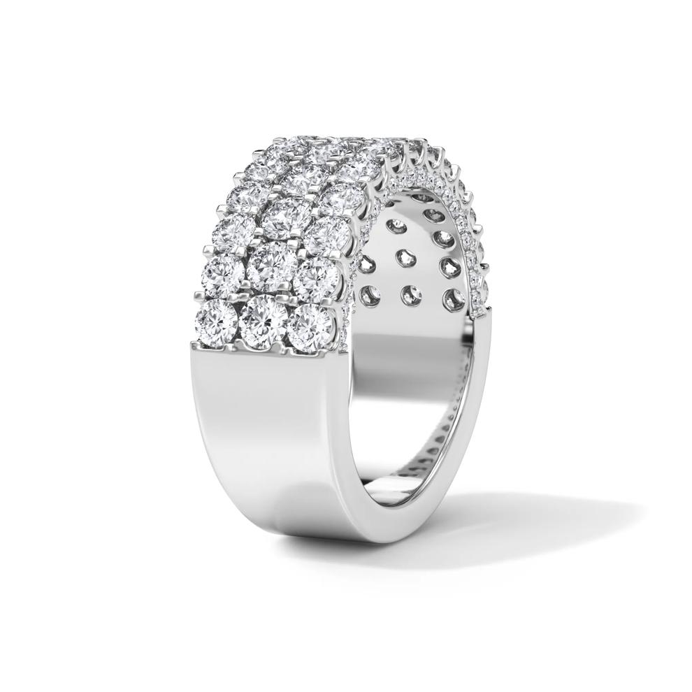 Diamond Multi-Row Anniversary Band in Platinum (2 1/4 ct. tw.) – Image 3 of 4