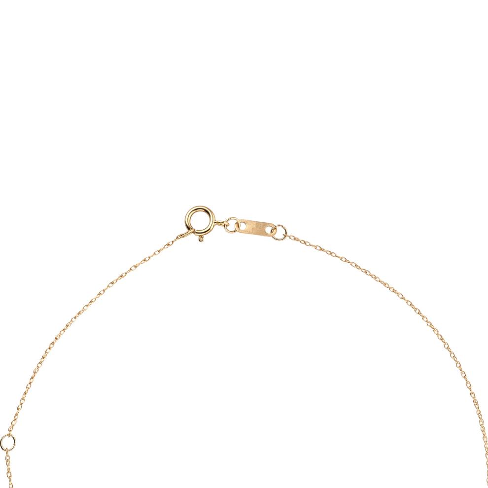 Freshwater Cultured Pearl Clover Pendant Necklace in 10K Yellow Gold – Image 2 of 4