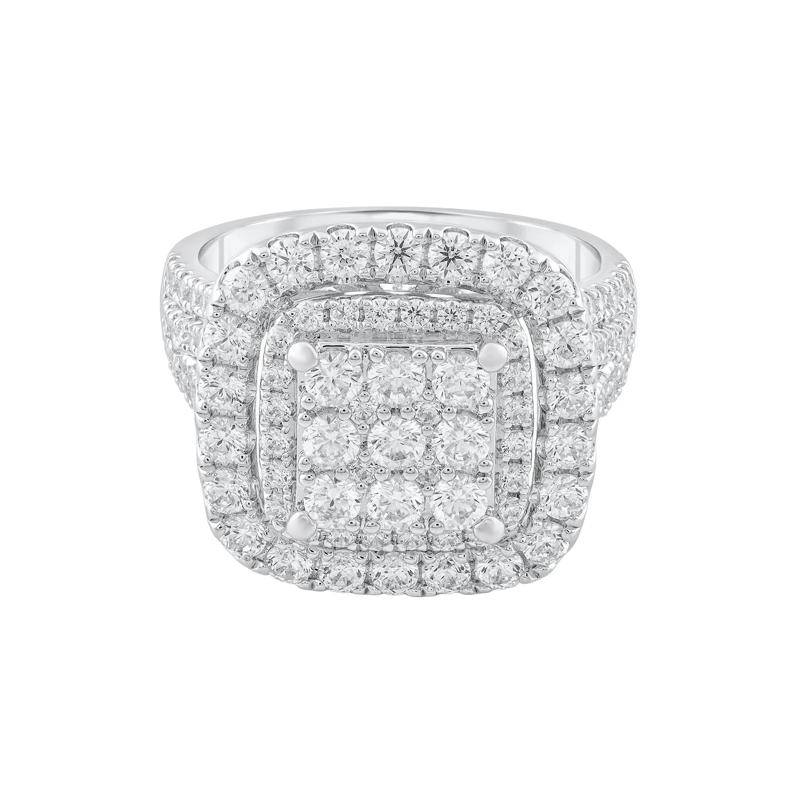 Diamond Composite Engagement Ring in 10K White Gold &#40;2 ct. tw.&#41; – Image 1 of 3