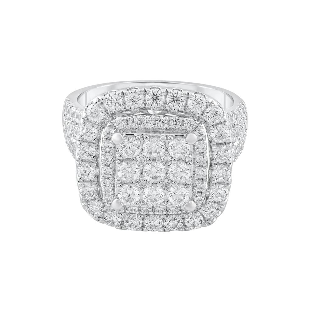 Diamond Composite Engagement Ring in 10K White Gold (2 ct. tw.) – Image 1 of 3
