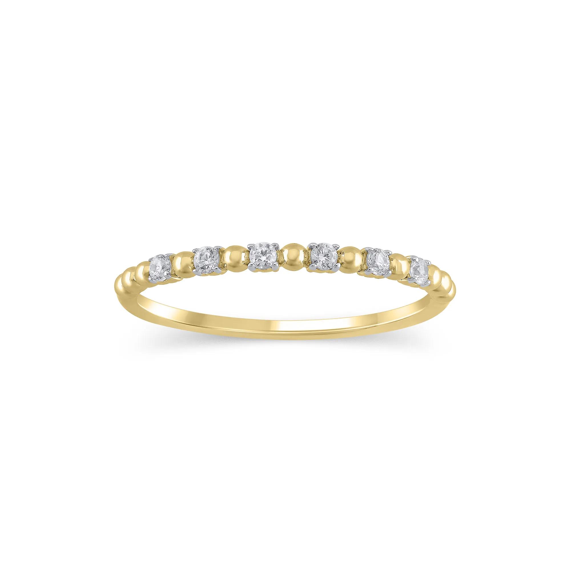 Lab Grown Diamond Round Stacking Ring