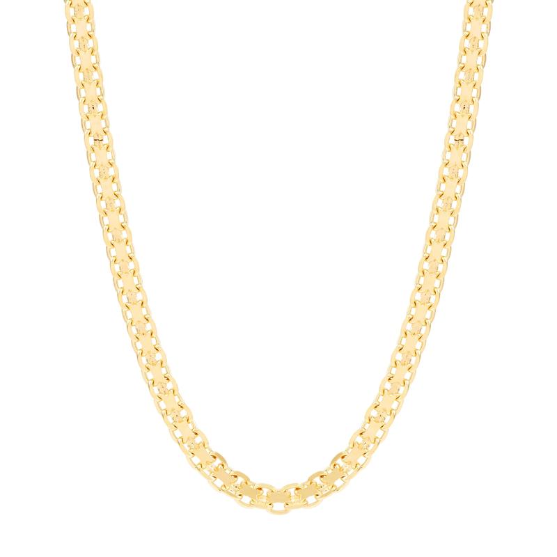 Bismark Chain in Vermeil, 18&quot; – Image 1 of 3