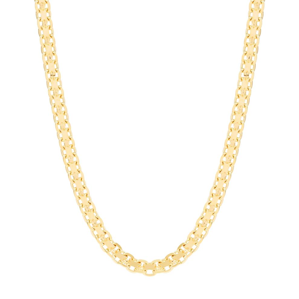 Bismark Chain in Vermeil, 18" – Image 1 of 3